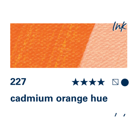 Schmincke AKADEMIE Acryl color - 227 Tinta arancione di cadmio
