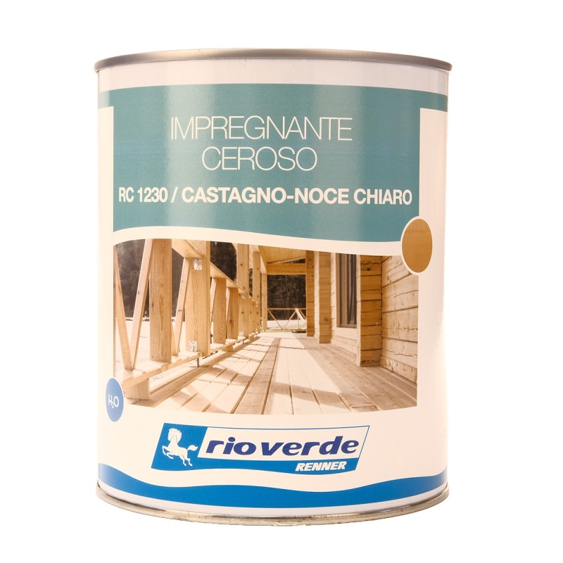 Renner Impregnante ceroso RC1230 Castagno-Noce Chiaro - 750 ml