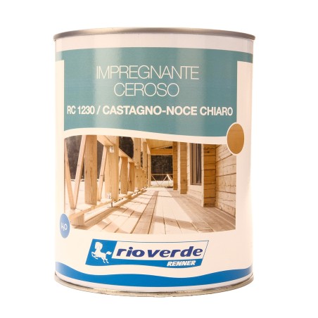 Renner Impregnante ceroso RC1230 Castagno-Noce Chiaro - 750 ml