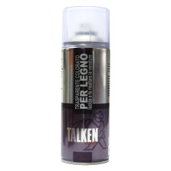 Talken Trasparente Colorato Legno Spray 400ml Vernice Nitro Acrilica