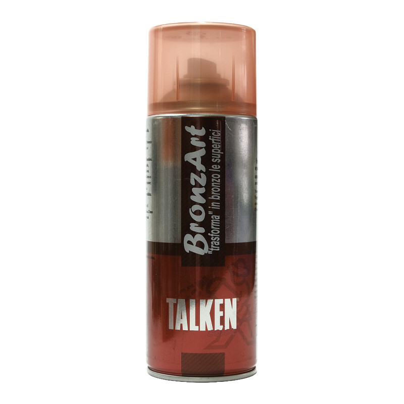 Talken Bronzart Spray 400 ml – Vernice effetto bronzo decorativo per metallo, legno e plastica