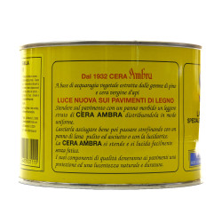 Ambrosoli Cera Ambra Solida 500 ml GIALLA per Legno
