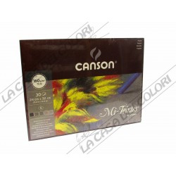 CANSON MI-TEINTES - 160 g/mq - 24x32 cm - BLOCCO 30 FOGLI - 5 COLORI - GRIGI