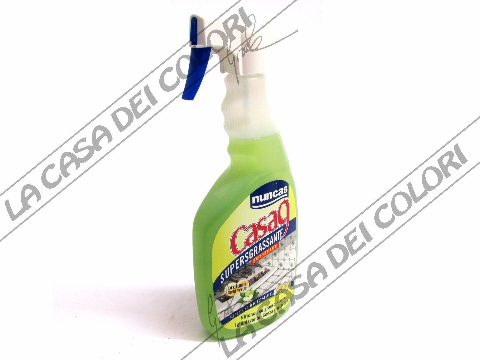 NUNCAS - CASA 9 PREMIUM - 500 ml - DETERGENTE FORTE - AROMA MELA VERDE - La Casa  dei Colori