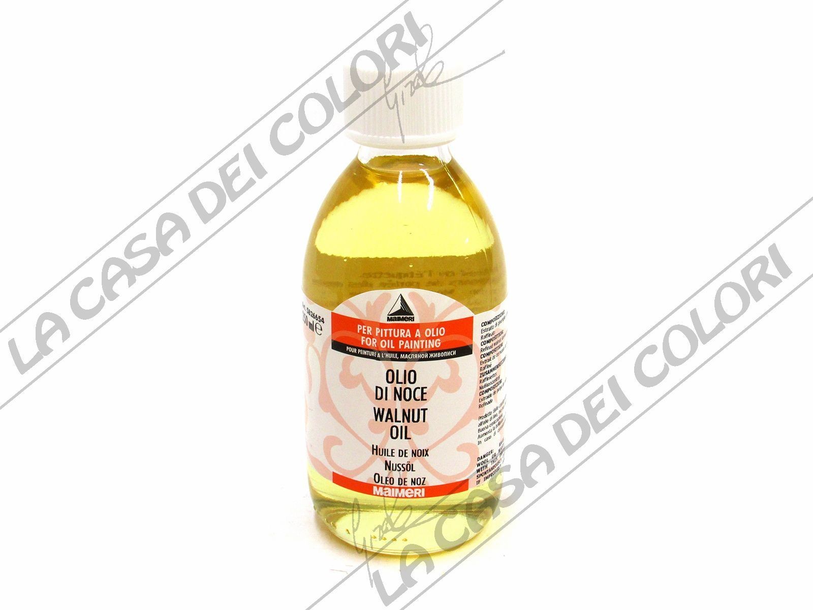 MAIMERI - 654 OLIO DI NOCE - 250 ml - AUSILIARI PER PITTURA AD OLIO - La  Casa dei Colori