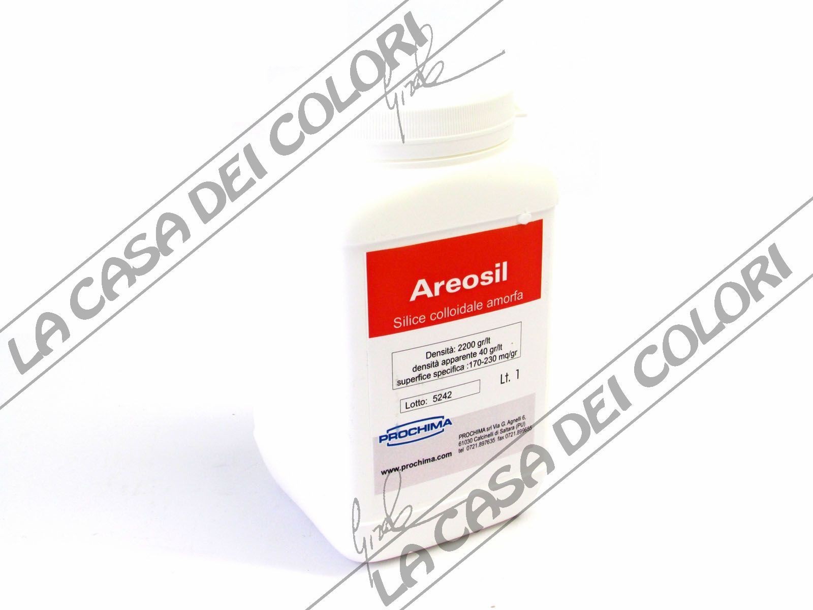 PROCHIMA - AREOSIL - 1 lt - SILICE COLLOIDALE - AGENTE TISSOTROPICO - La Casa  dei Colori