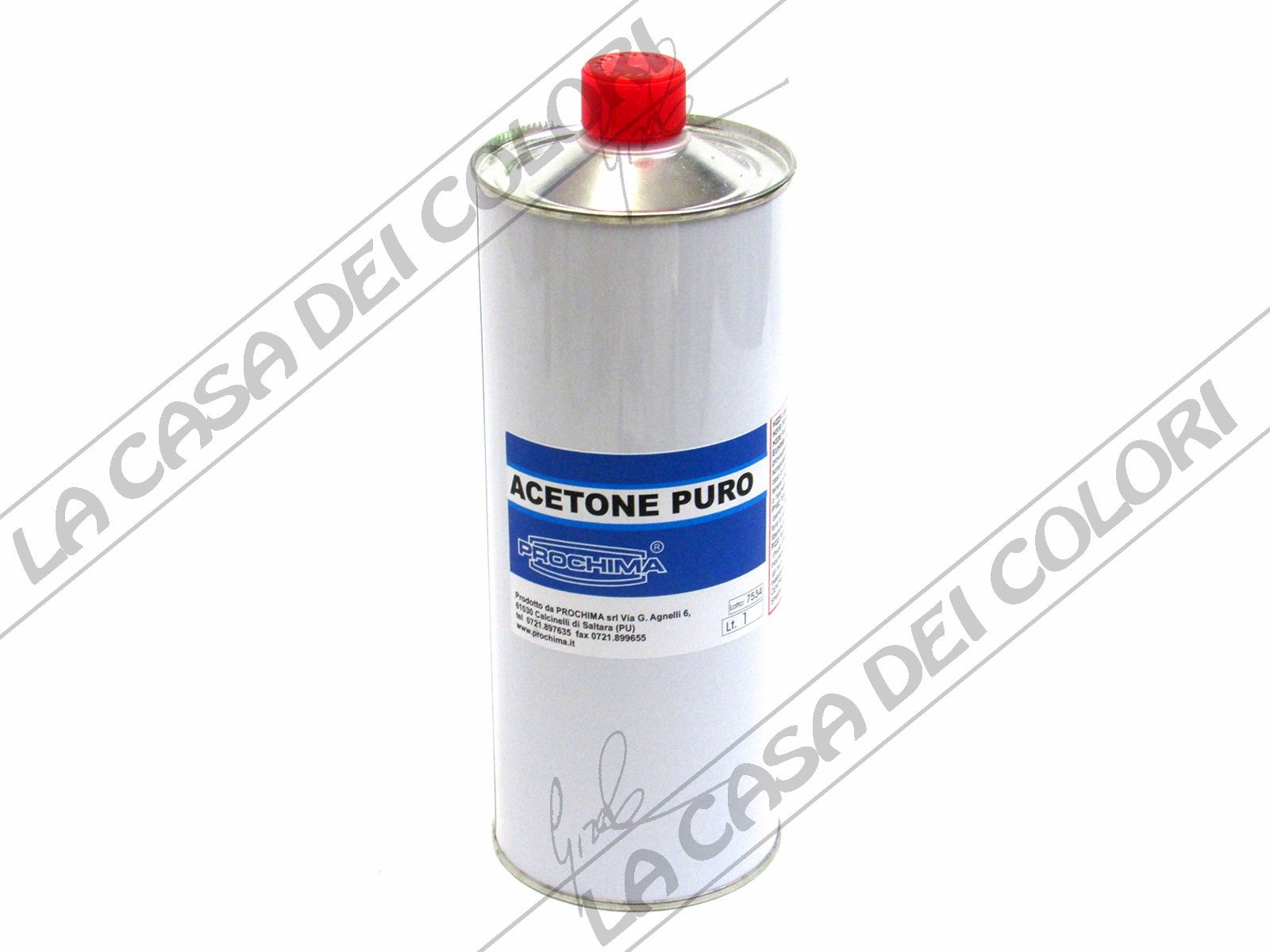 Prochima - acetone puro - 1 litro - La Casa dei Colori