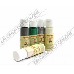 RAYHER - POLVERE PER EMBOSSING - ARGENTO COPRENTE - 20 ml -EMBOSSING POWDER