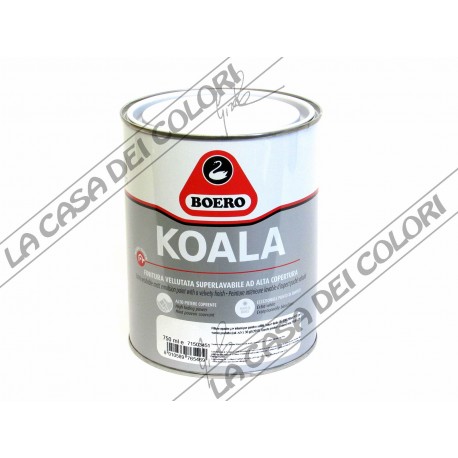BOERO KOALA - TINTE COORDINATI - 750 ml - IDROPITTURA VELLUTATA SUPERLAVABILE