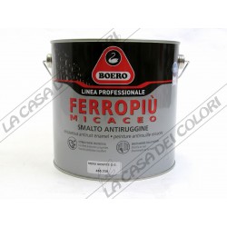 BOERO FERROPIU' MICACEO - TINTE CARTELLA ANTICHIZZATE - 2,5 litri