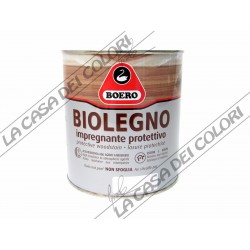 BOERO - BIOLEGNO - 0,750 lt - TINTE CARTELLA - IMPREGNANTE PROTETTIVO PER LEGNO