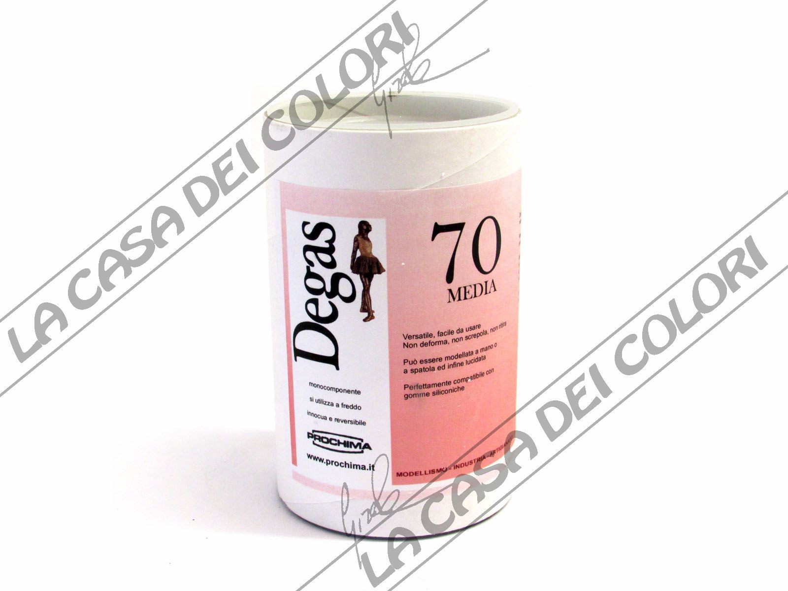 PROCHIMA - DEGAS 70 - 0,5 kg - PLASTILINA - MEDIA - La Casa dei Colori