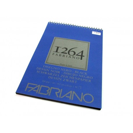 Fabriano Fabriano blocco 1264 per disegno nero a3 gr.200/mq fogli