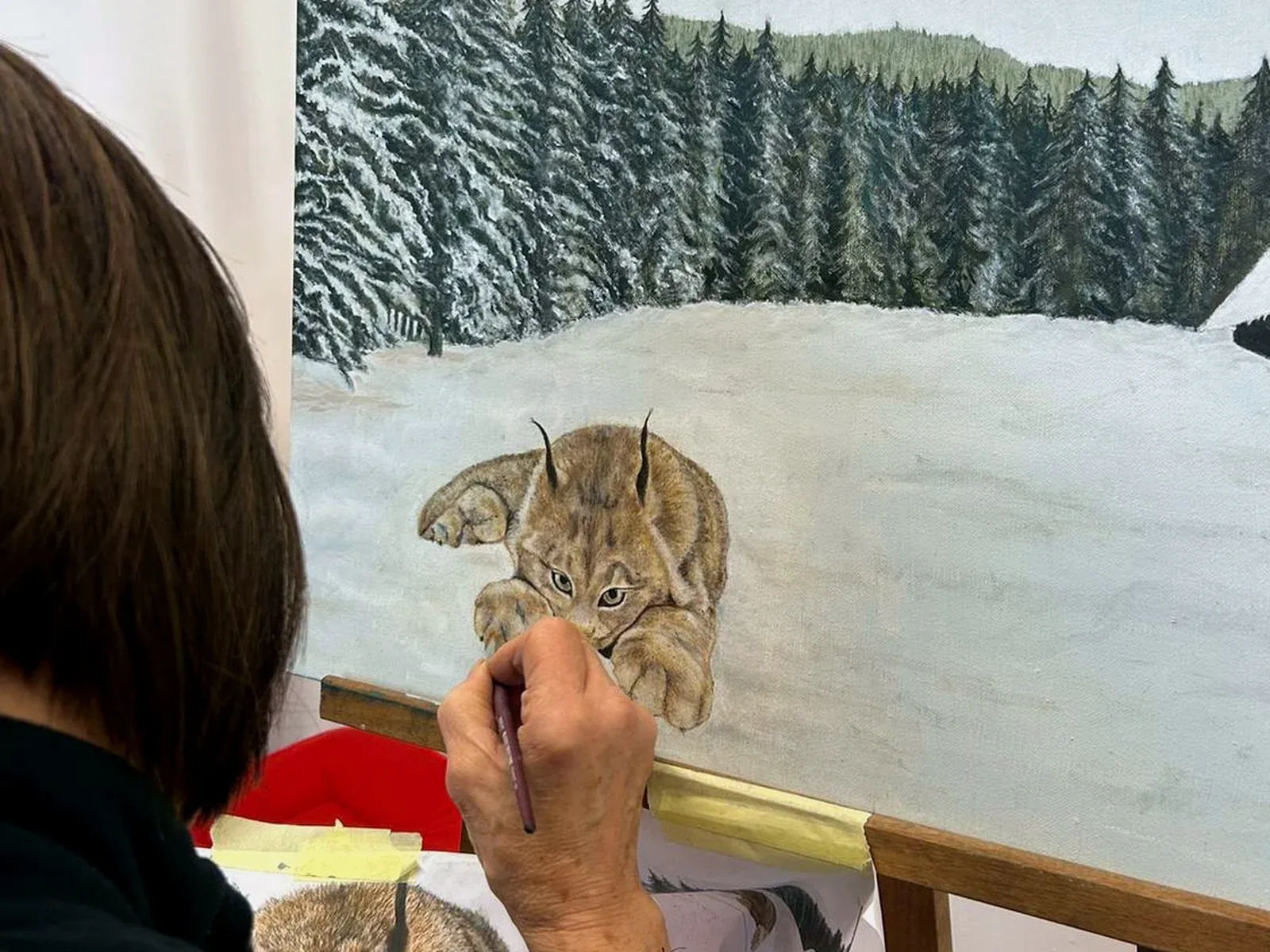 Pittura a Olio Pomeridiano